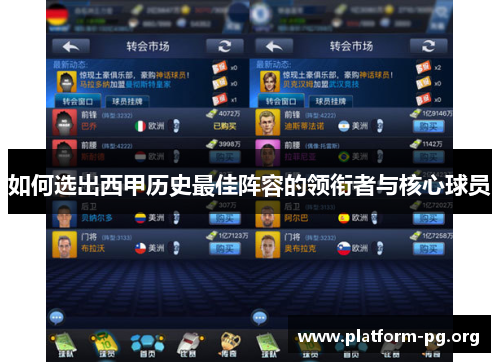 如何选出西甲历史最佳阵容的领衔者与核心球员 如何选出西甲历史最佳阵容的领衔者与核心球员