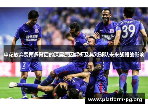 申花放弃费南多背后的深层原因解析及其对球队未来战略的影响 申花放弃费南多背后的深层原因解析及其对球队未来战略的影响