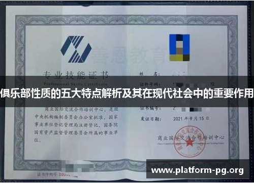 俱乐部性质的五大特点解析及其在现代社会中的重要作用 俱乐部性质的五大特点解析及其在现代社会中的重要作用
